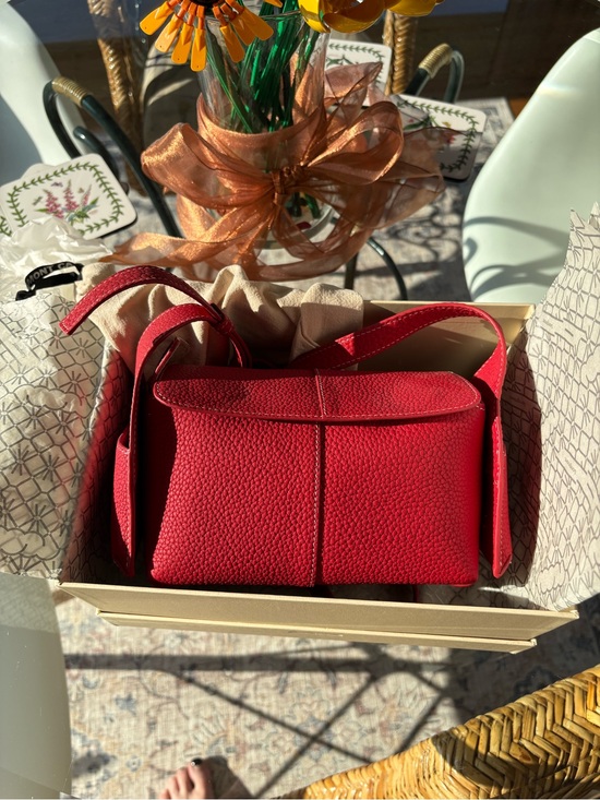 Songmont Handbags - Songmont Mini Drippy Roof Bag - Lucky Red